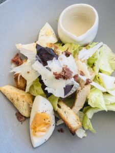 Muyuni Beach grill has some satisfying salads.