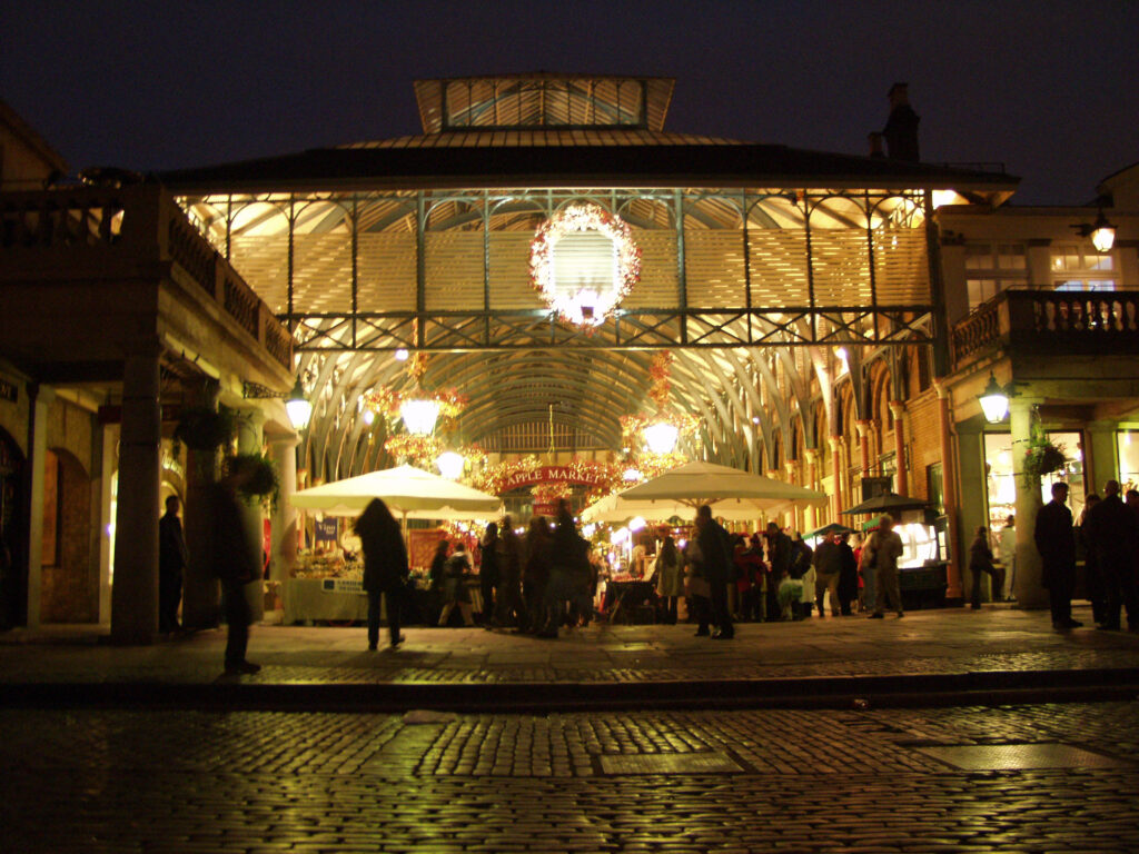 Covent Garden at night