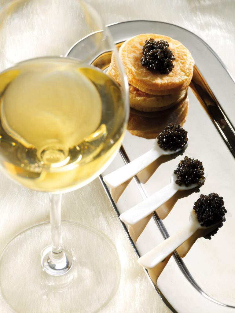 Chablis and caviar